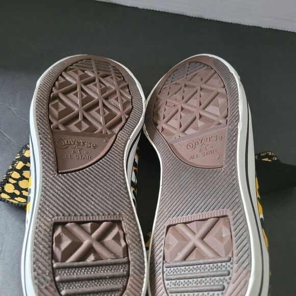 CONVERSE Chuck All Star NIB High Yellow Cheetah Sneaker Fabric Size 9 Unused - Picture 12 of 12